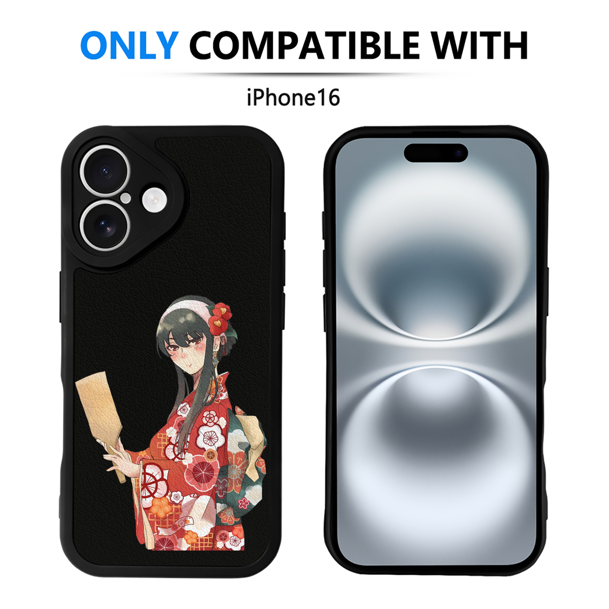 （画像用） SPY×FAMILY间谍家家酒 【iPhone 16シリーズ対応】シリコンスマホケース（レザー調） 材質：シリコン